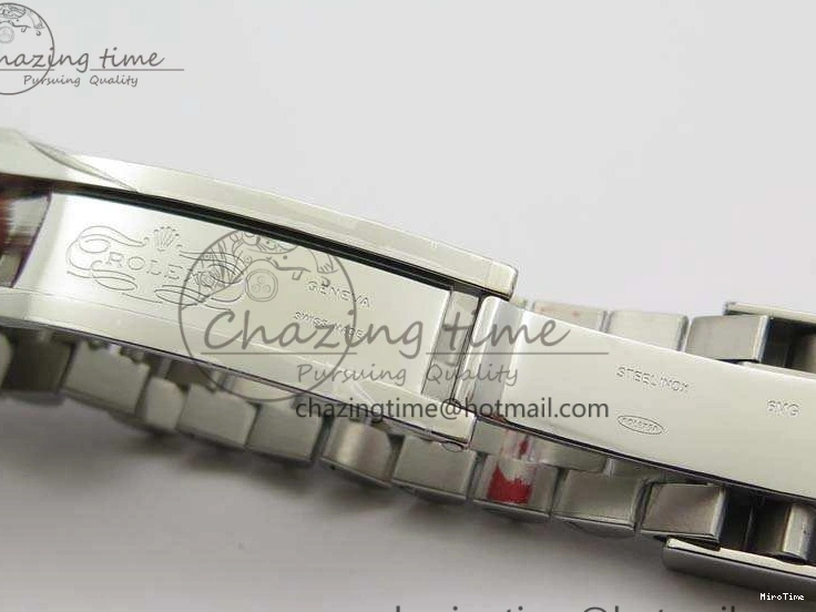 MiroTime 0701 DateJust Smooth Bezel SS Noob 1:1 Best Edition Gray Sticks Dial On Jubilee Bracelet A Packable 3505